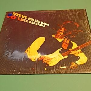 Vinyl Record - Fly Like an Eagle - Black and Orange